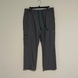 Figs Men's Dark Gray Cairo Cargo Scrub Pants